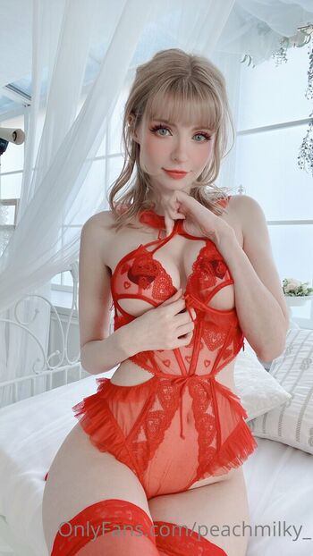 Full leaked Peach milky private photo