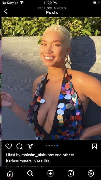 Full leaked Rio summers instagram model exposed private photo