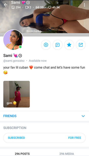 Full leaked Sami gonzalez private photo