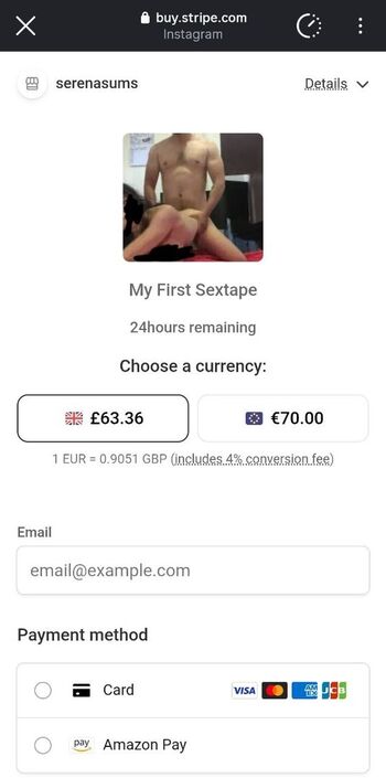 Full leaked Serenasums private photo