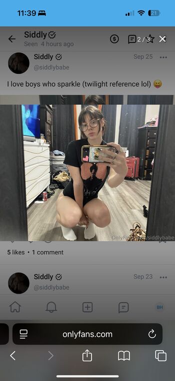 Full leaked Siddlybabe private photo