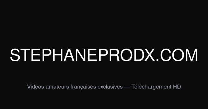 Full leaked Stephaneprodx private photo