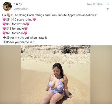 Full leaked Strawboari private photo