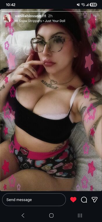 Full leaked Vanillablossom private photo