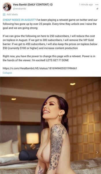 Full leaked Verabambilive private photo
