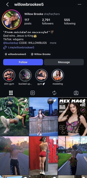 Full leaked Willowbloomxo private photo